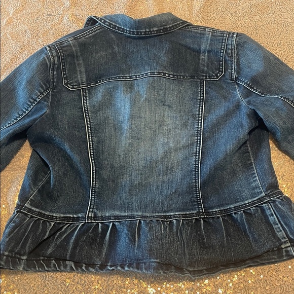 Baccini Dark Wash Denim Jacket - Picture 8 of 8